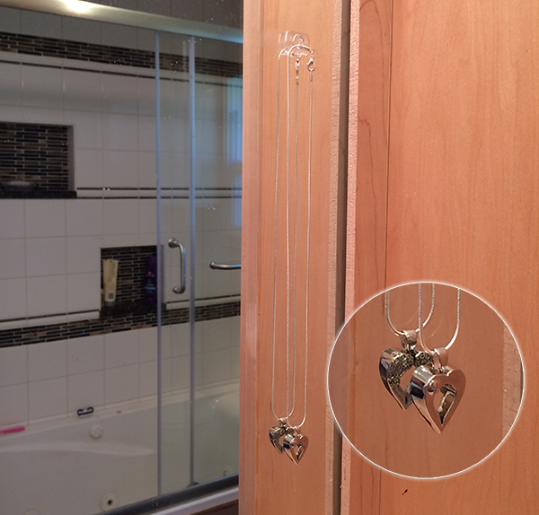 Vanity Mirror with Cremation Jewelry